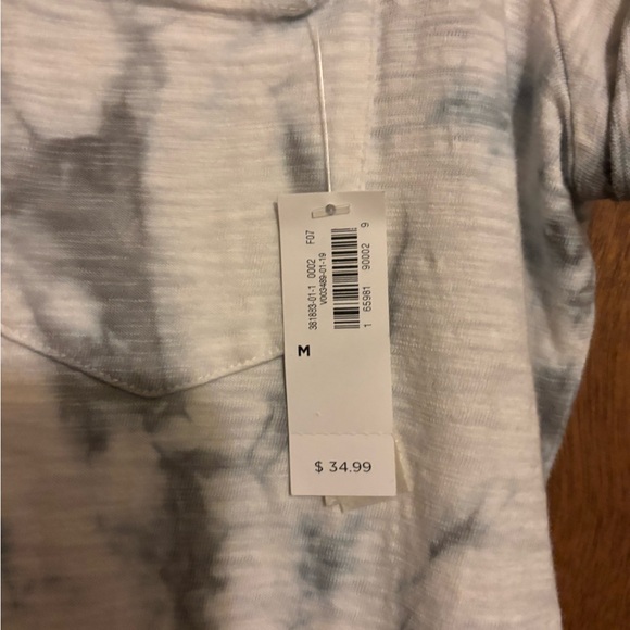 NWT ❤️$10 MOVING SALE❤️GAP Gray and White Tie-Dye versatile dress, EXPIRES SOON - Picture 6 of 7